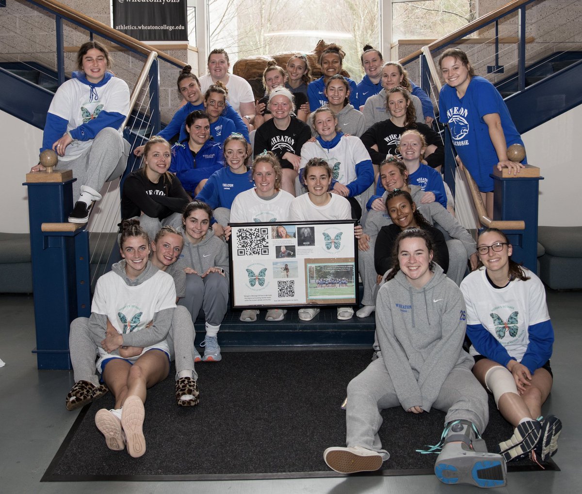 #ICYMI: <a href="/Wheatonwlax/">Wheaton W. Lacrosse</a> dedicated yesterday’s game to the life and legacy of Morgan Rodgers, a former <a href="/DukeWLAX/">Duke Women's Lacrosse</a> SA who died tragically in July 2019 after battling mental health struggles. 

For more information on Morgan’s life and how you can help, please visit <a href="/MorgansMessage/">Morgan's Message</a> 🚾🦋