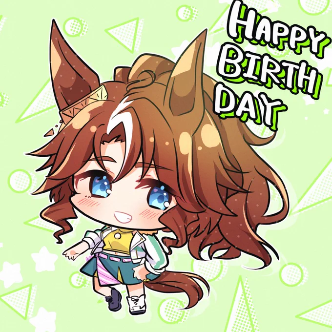 パーマーさんお誕生日おめでとうございます🏃‍♀️✨
#ウマ娘 #メジロパーマー #メジロパーマー生誕祭2022 