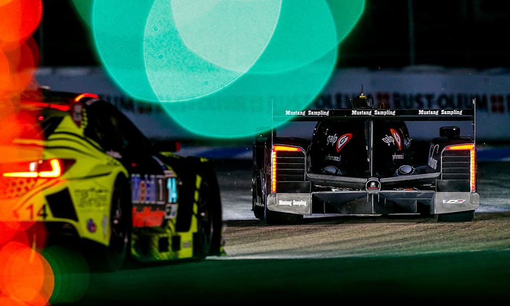 🥵 TOUGH RACE: Cooling issues prevented @JDCMotorsports’ Cadillac from double-stunting in the #Sebring12 according to @RWestbrook1, who has taken over the DPi points lead with @TristanVautier. ➡️ sportscar365.com/imsa/iwsc/west… #IMSA #SuperSebring