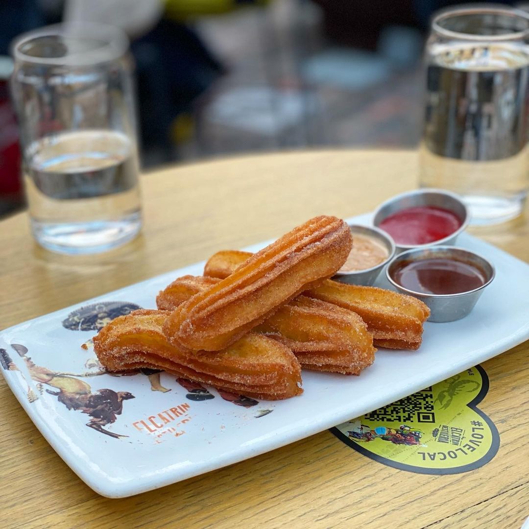 WHEN IN DOUBT, GUAC, TACS AND CHURROS. 😏⁣
⁣
The classics are available in-restaurant and for takeout or delivery, 7 days a week. ⁣

📸: <a href="/nimesh/">Nimesh</a>.ydv on IG