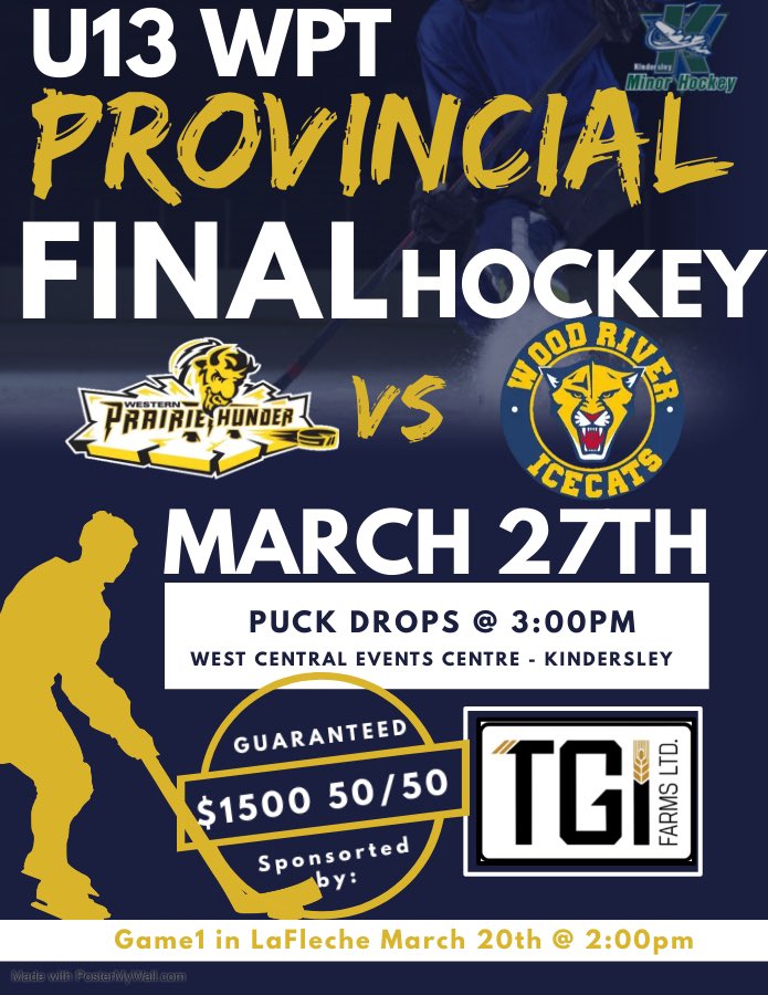 Big game one of the provincials finals in Lafleche today!!! #LETSGO