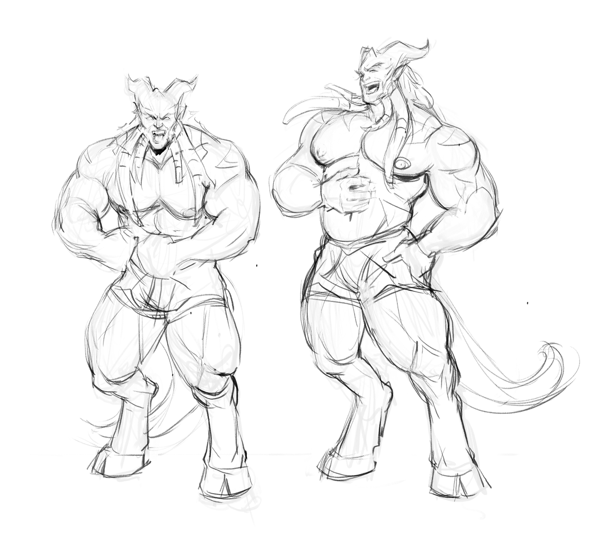 💪RAWR SCARY FLEX💪

"BwahHAhAHahahaAA!"

Love the gesture and expression work in this <a href="/theobromic_/">THEObr❂mic</a> sketch. Thank you for such an awesome piece!