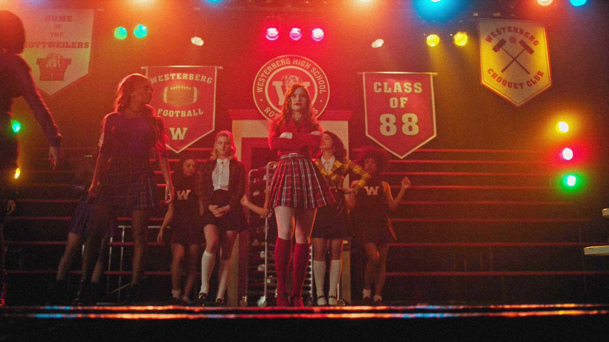 fated2you's tweet photo. Happy 3 year anniversary to Heathers. Probably the best musical Riverdale has done. It’s so fun, the music is great, and it’s just a really entertaining episode. The costumes, storyline, musical numbers were all perfect. Can watch this ep all the time and still really enjoy it! https://t.co/OwIdNJA4T6