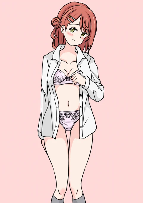 上原歩夢ちゃんはまごころ系ピンクだね^^ 