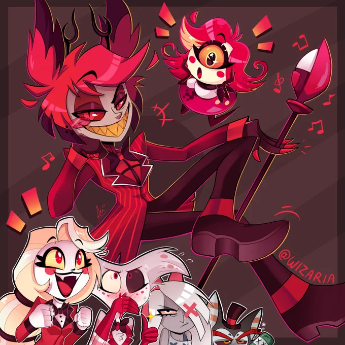 It's a deal then? #HazbinHotel #HazbinHotelAlastor 