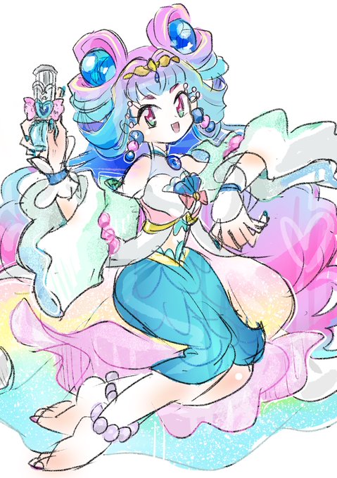 キュアラメールのtwitterイラスト作品