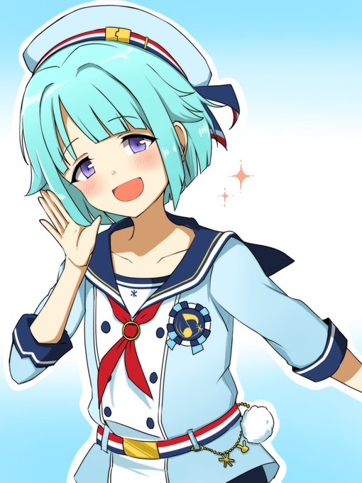 それと妹の大好きな、あんスタの紫之創くんを描きました!生まれてきてくれてありがとう( ' ∪ ` *) 