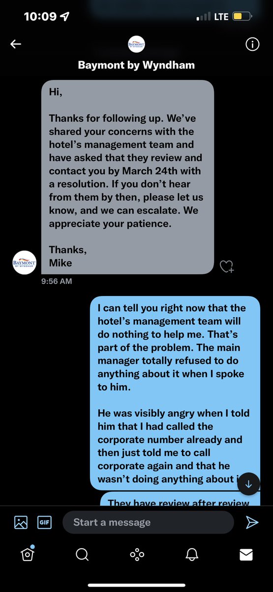 GCDrags's tweet photo. For transparency…this is the response that I received privately from @BaymontInns. It feels like they are not particularly concerned about resolving this public health issue with any expediency. The Crestview, FL franchise location doesn’t care at all.  #pandemic #covidsafety https://t.co/31lYA2KzbF