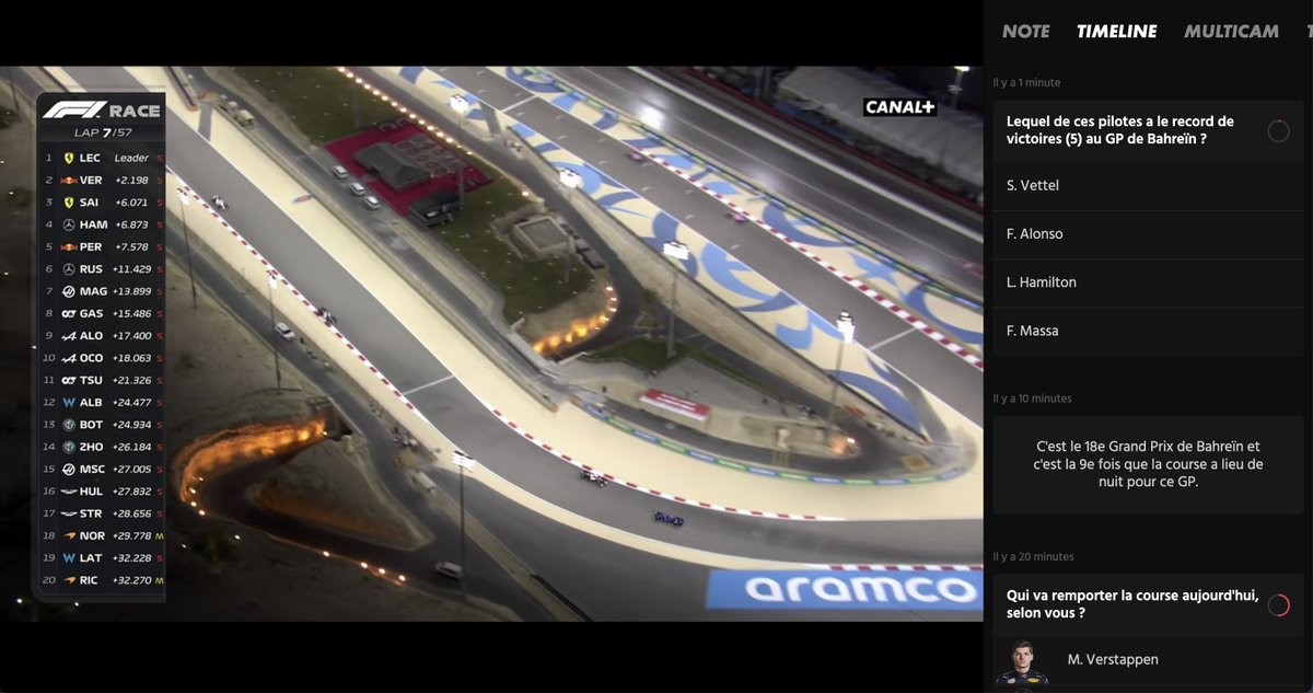 Temps forts, multicam en direct, timeline interactive, stats en temps réel : le mode expert de <a href="/myCANAL/">myCANAL</a> aussi fait son retour en F1 ! 😎📲

▶️ can.al/f1mycanal