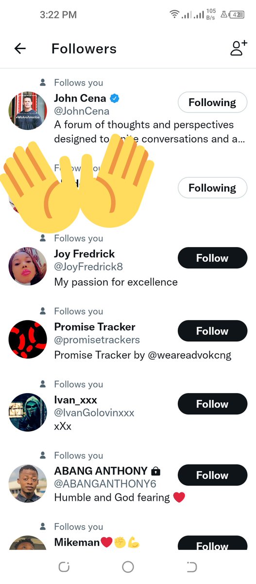 M_Loudspeaker's tweet photo. @JohnCena Followed me back!!!

My fave that year

We'll link up soon Snr. Bro

Thank for the follow back

@obi_Nwosu @yabaleftonline @instablog9ja @Naija_PR https://t.co/UR8IUCbbZl