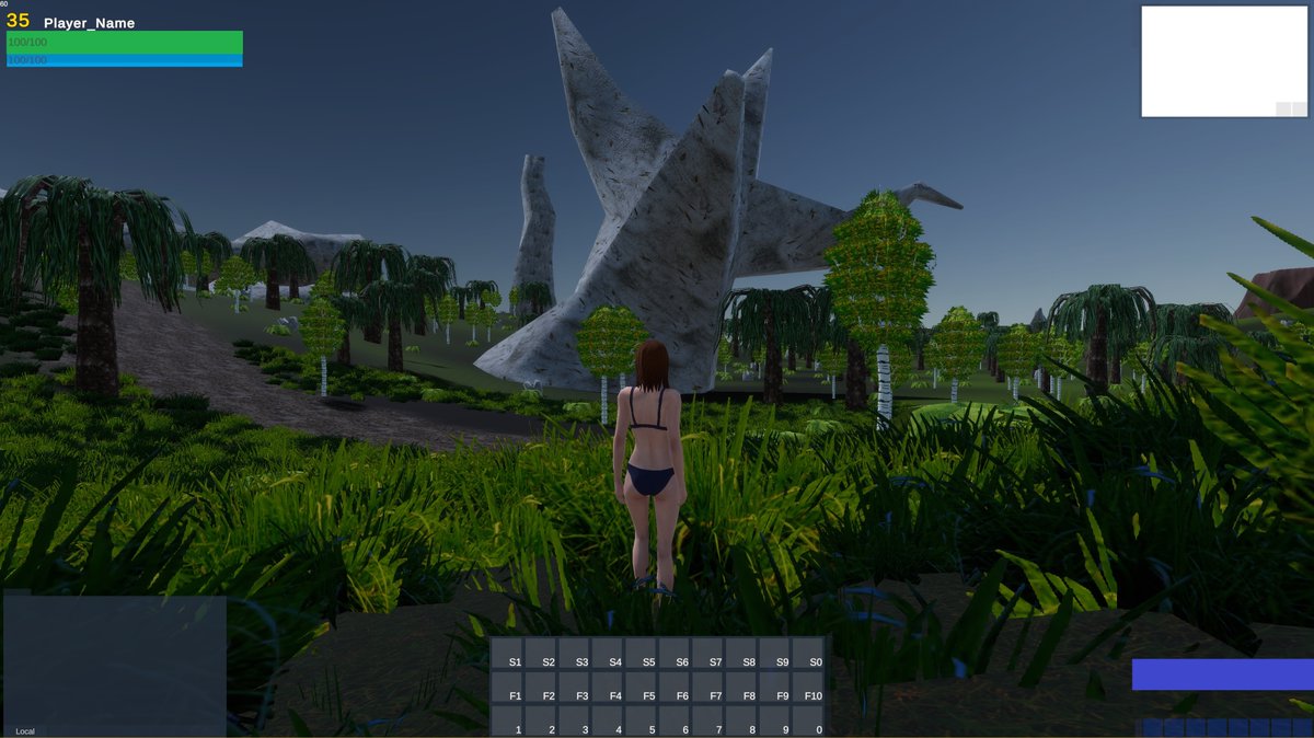 NiceDay46757004's tweet photo. All vegetation is done! Now we have a huge open world full of vegetation without any loading screens! Everything works flawlessly :) This is a HUGE milestone!

#unity #devlog #indie #indiegame #mmorpg #rpg #showcase #gamedev https://t.co/9ZMTdq5hc4