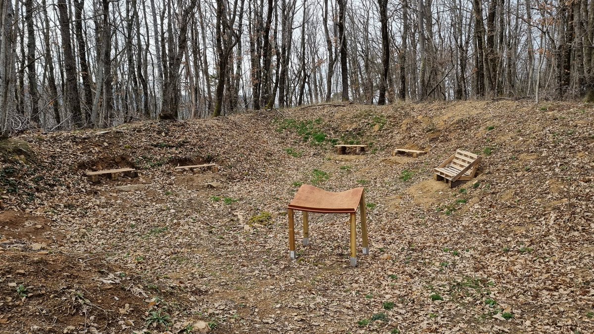 Olivier26_07's tweet photo. Balade de presqu'une heure, ça fait du bien de prendre l'air. J'aime bien ce qu'ils ont fait dans le bois du Serre, près de #Champis, avec un joli petit circuit. #ardèche https://t.co/9jxnavKIA1