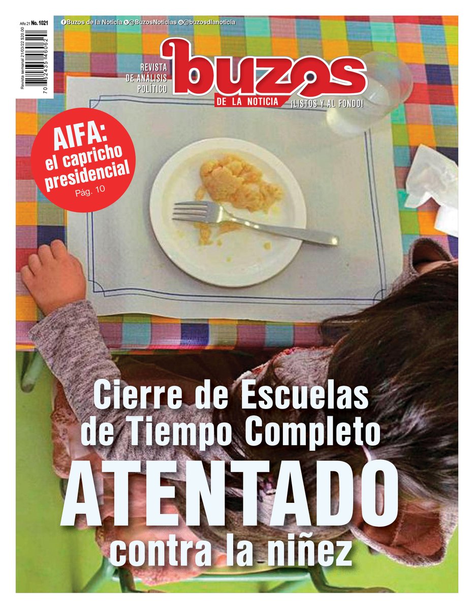 BuzosNoticias's tweet photo. #EnPortada| La decisión del Presidente @lopezobrador_ y la @SEP_mx de cancelar el programa Escuelas de Tiempo Completo, afectó a 3.6 millones de estudiantes de educación básica, la mayoría de zonas rurales e indígenas más pobres del país.
https://t.co/Nvu44ZvOgF https://t.co/MKSZsyaHZn