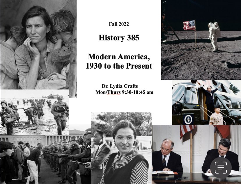 In Fall 2022 Dr. Lydia Crafts will teach History 385: Modern America, 1930 to the Present <a href="/ManhattanEdu/">Manhattan University</a>.