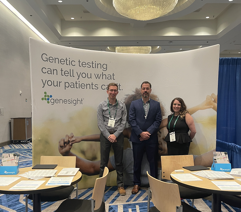 GeneSight's tweet photo. Day three of #AAGP22 has begun in Orlando, Florida! Make sure to stop by booth number 301 and ask the #GeneSight team how #genetictesting can tell you what your patients can’t. #psychtwitter #medtwitter #GeriPsych https://t.co/5H3pLa5l48