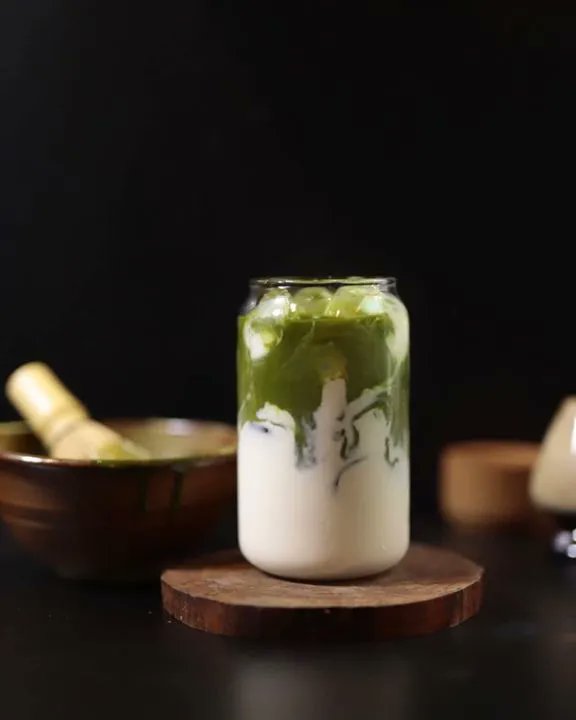 Iced Matcha Latte! 🍵