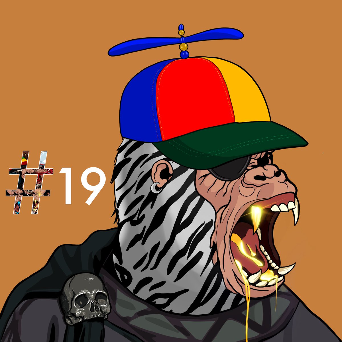 NGFTofficial's tweet photo. This is how our #19 Face looks like π¦
Get your own Nervous Gorilla Face
π’ Mint is Live on our website:
https://t.co/YRm1sYXu4r
and become a VIG
(Very Important Gorilla) that's how we call the Owners of our #NFTs
#NGFT #NFT #NFTCollection
#NFTCommunity #NFTcollectibles #News https://t.co/0cjJ5I8BSi