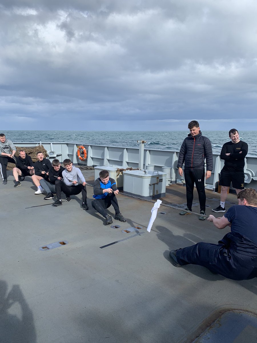 hms_tyne's tweet photo. When we’re not busy on national tasking we challenge ourselves in other ways! Congrats to the stokers team who won our TYNE sports day #NavyFit https://t.co/RlYEHueeK4