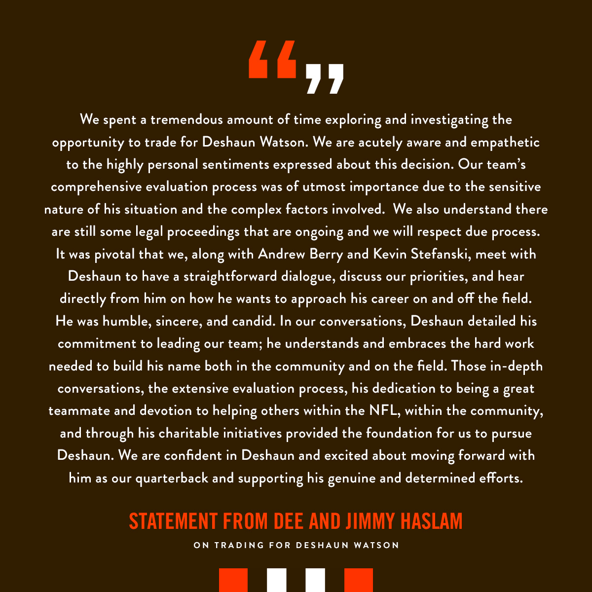 Cleveland Browns tweet media