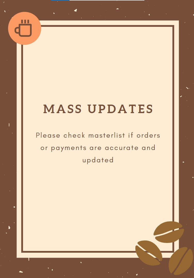 thekopishop's tweet photo. #KopiUpdates MASS UPDATES AS OF MONDAY 3/21/22 8AM

Please don't hesitate to DM us if you have any questions, clarifications etc. 

Thank you so much &amp; God bless! 🤎 https://t.co/WKxAWIQLxY