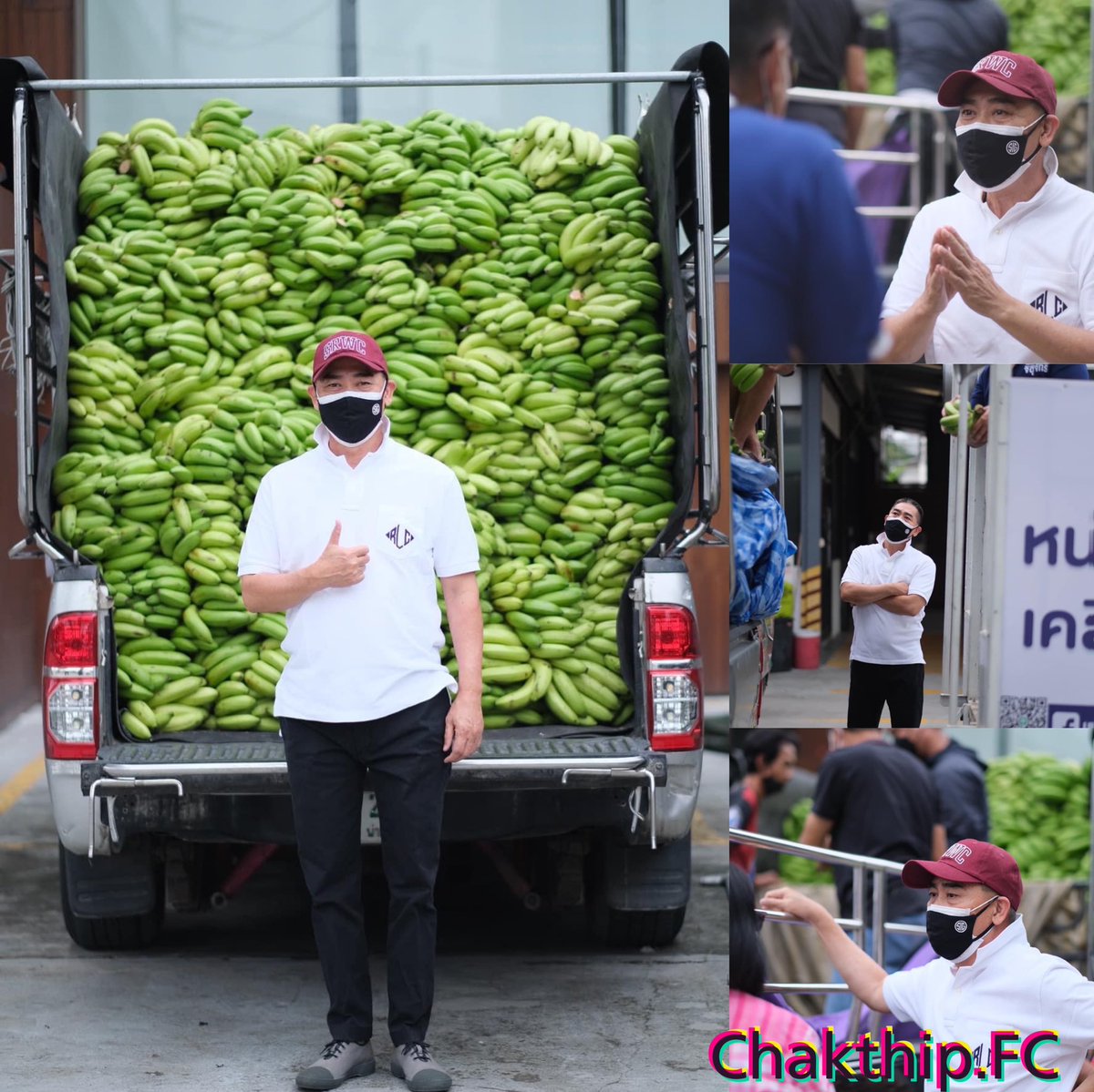 ChakthipFc's tweet image. 20 มี.ค. 2565 พล.ต.อ.จักรทิพย์ ชัยจินดา ช่วยอุดหนุนเกษตรกรผู้ปลูกกล้วยหอม และนำมาแจกจ่ายให้ประชาชน ผ่านทางว่าที่ผู้สมัครส.ก.ทั้ง 10 เขต ทั่วกรุงเทพ 🍌🍌🍌
#chakthipFc #จักรทิพย์ชัยจินดา #จักรทิพย์คนทำงาน