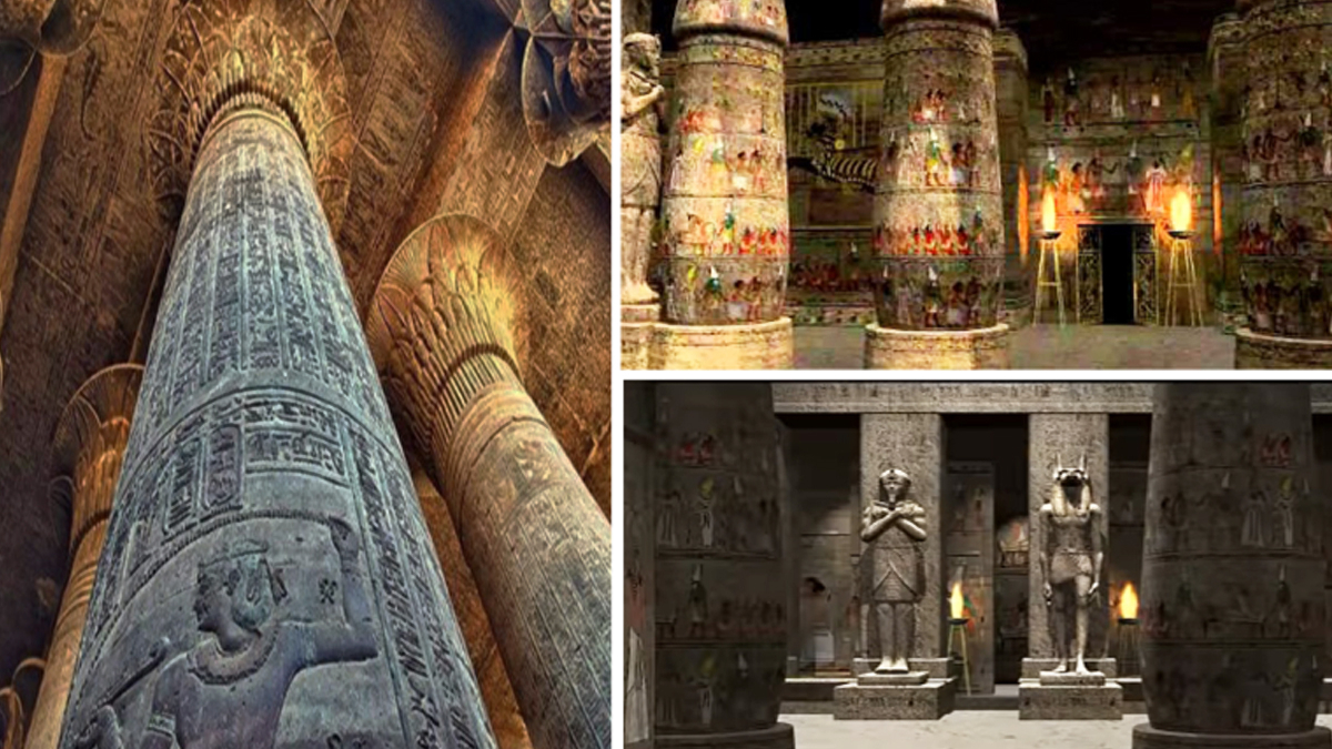 "There I saw twelve palaces regularly disposed, which had communication with each other, interspersed with terraces and arranged around 12 halls. It is hard to believe they are the work of man."

-Herodotus on labyrinth city under pyramids.