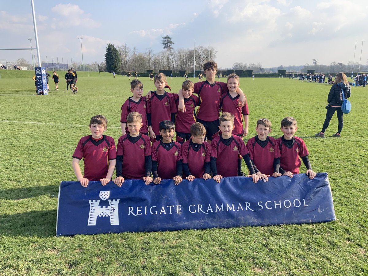 Massive thank you to <a href="/RGSSport/">Reigate Grammar Sport</a> for an amazing Rugby 7’s tournament. Our <a href="/cslcardiffsport/">Cathedral School Sport</a> U12s put in some brilliant performances and enjoyed the day 🙌