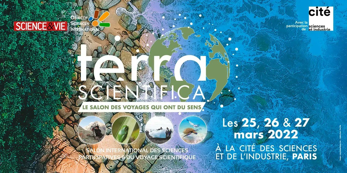citedessciences's tweet photo. #TerraScientifica 🌍 Venez découvrir le #salon du voyage scientifique du 25 au 27 mars à la @citedessciences ! 

Une offre de #voyages futés pour apprendre avec plaisir. Réinventez votre manière de voyager pour revenir riche d’expériences incroyables !

👉 https://t.co/YuCNow2qie https://t.co/wLdMTqbvGi