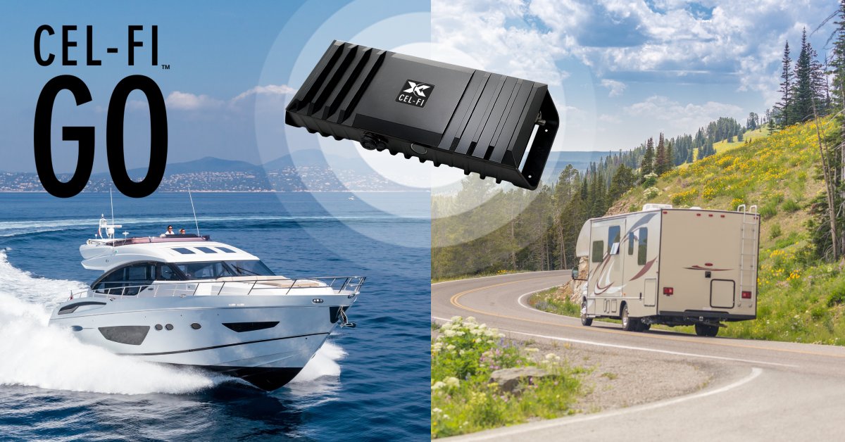 NextivityInc's tweet photo. Perfect for road trips or cruises on the water, #CelFi GO keeps you connected anywhere life takes you!
Extend your cellular coverage: https://t.co/2LkRCuof8N
#Nextivity #SmartCellularCoverage #5G #LTE #Cellular #CellularConnectivity #Mobile #RV #VanLife #Marine https://t.co/zKUKHaaAS3