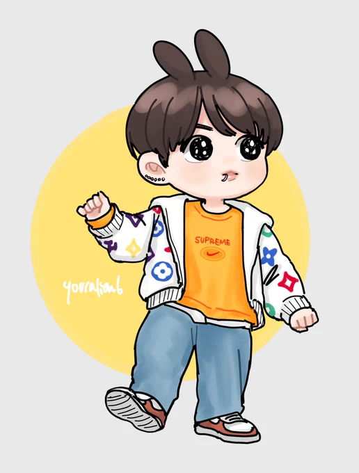 チョコボぐく #jungkook #btsfanart 