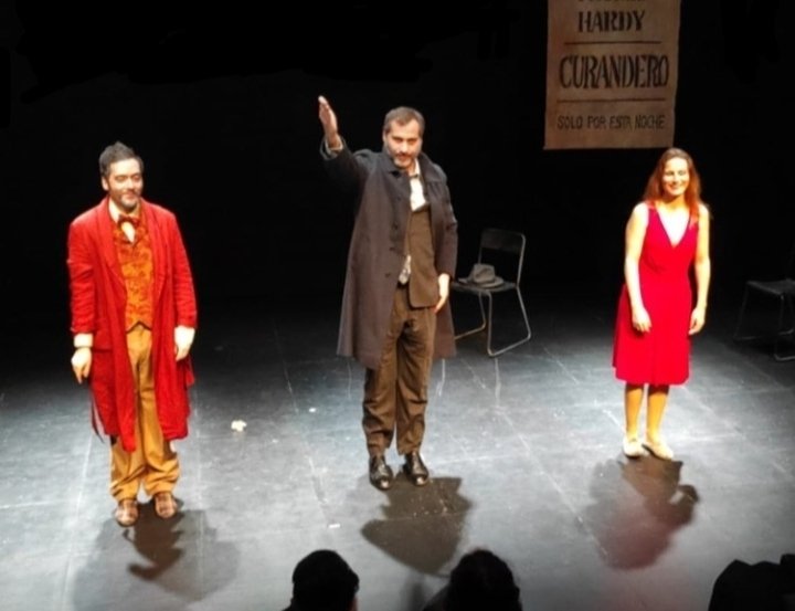 ¡Muchas gracias a los espectadores que nos acompañaron ayer en <a href="/teatroestacion/">Teatro de la Estación</a>! 🙌

HOY nueva oportunidad de ver #ElCurandero en #Zaragoza a las 19:00 horas 🎭

¡Hasta dentro de un rato! 🍒

👏 <a href="/felip_andrs/">Felipe Andrés actor</a>
<a href="/brunolastra1/">Bruno Lastra</a>
<a href="/mariamiapastor/">Maria pastor</a>

#teatro #compañiaguindalera #hoy #cultura