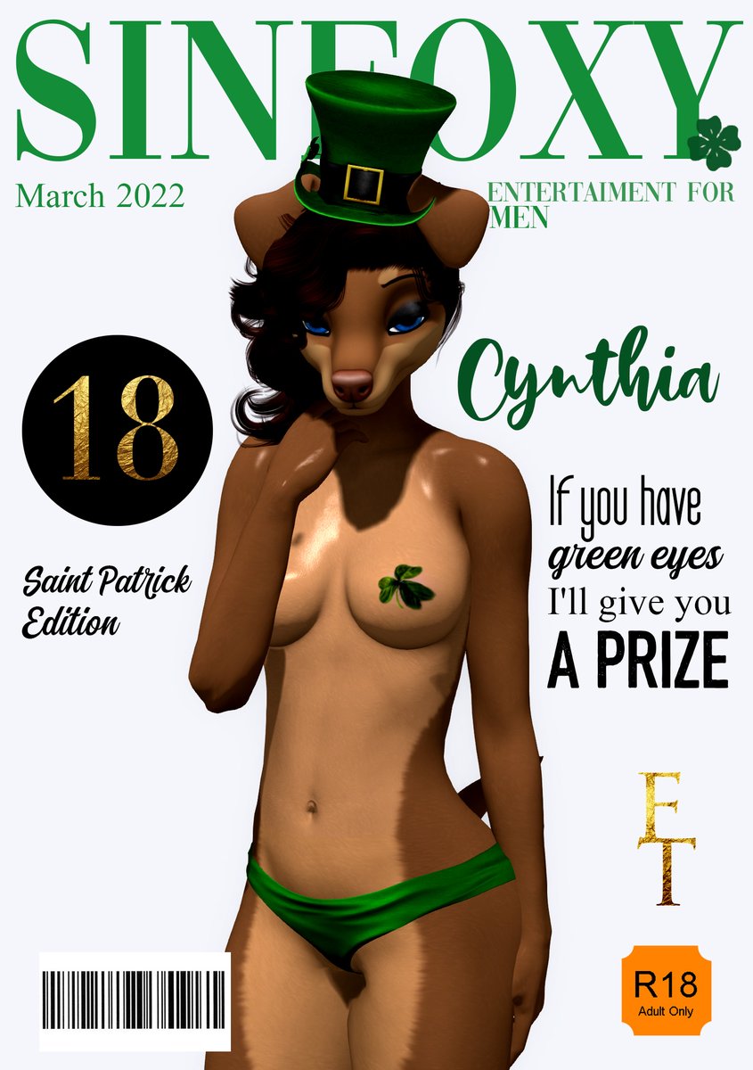 NGeminisplay's tweet photo. Eighteenth, nineteenth and twentieth covers of SINFOXY magazine, a special edition of the St. Patrick's party in @FurtownSL , with the participation of @RoyYourBoy97 , @DoglandSl and Met~ππ»π
#furryartwork #furryfandom #yiff #Furryporn #SINFOXY https://t.co/uY1u3sQIIE