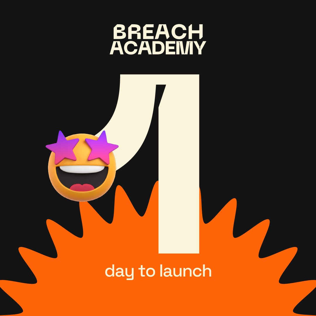 CompassbyONB's tweet photo. It's 1 day to go, and we’re excited about this new chapter. 🔥
Tag one person who has ever asked you a crypto question, and let's help them better understand #crypto/ #blockchain/ #web3.
Get started -> https://t.co/Ki9yJqAFbo
#BreachAcademy #LearncryptowithBreach https://t.co/pz35m2spSq