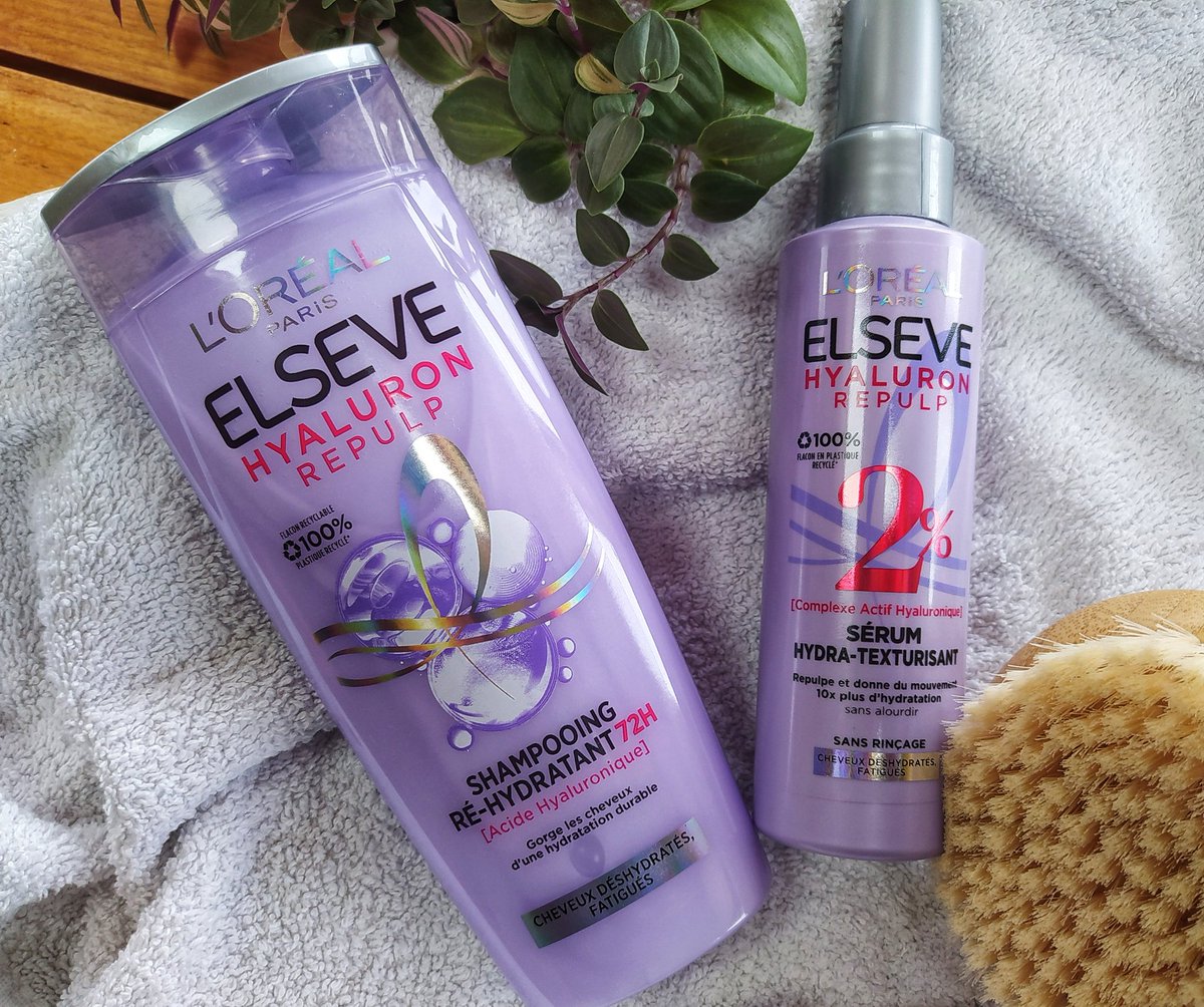 oxalys51's tweet photo. Merci @sampleo_france : test di shampooing Elsève Hyaluron Repulp et le sérum Hydra texturisant. 1 semaine d'essai = cheveux plus doux, meilleure tenue. Je recommande
#hyaluronrepulp #elsevehyaluron #lorealparis https://t.co/glyRcCG9wt