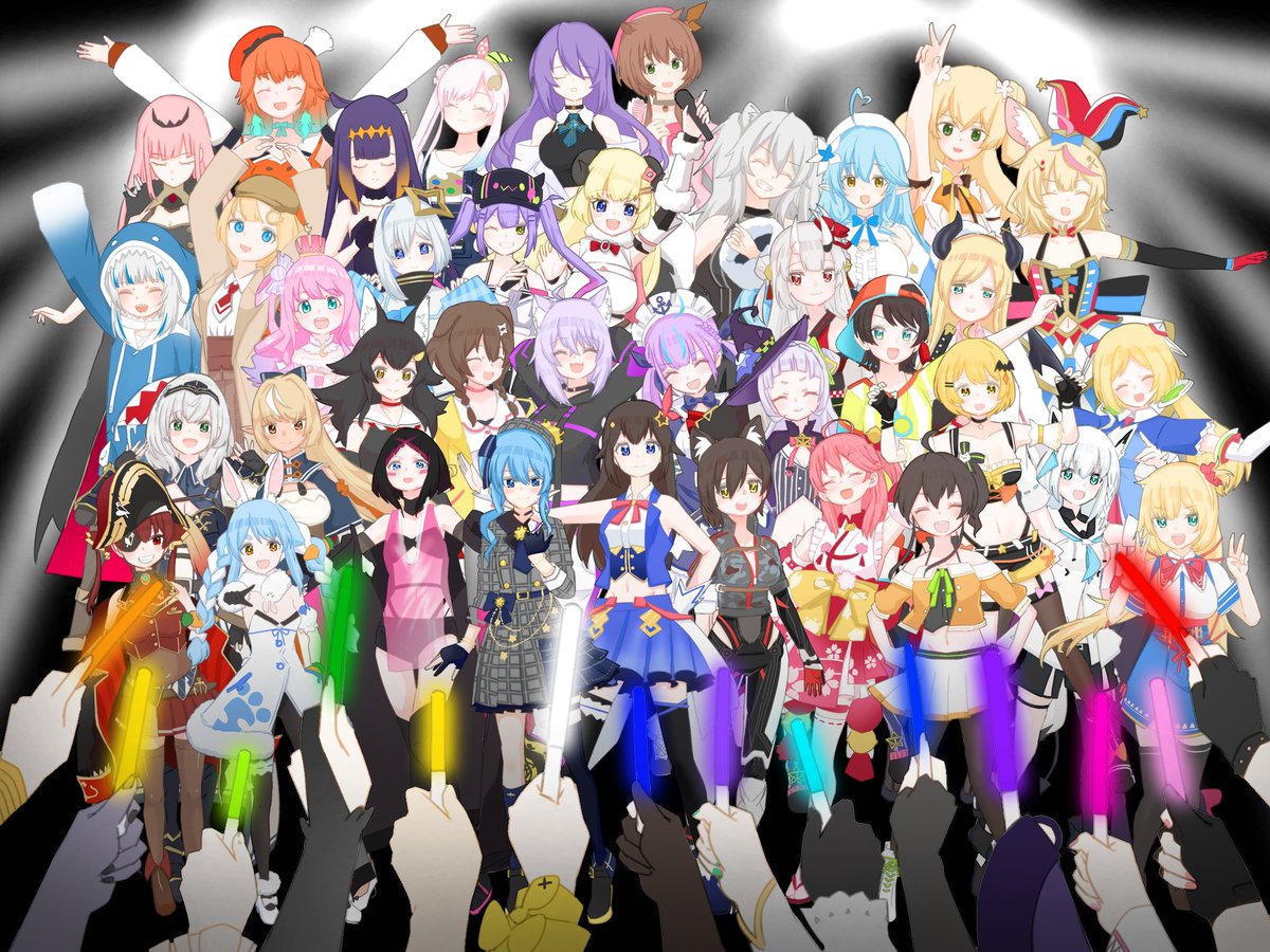 ありがとう、ホロライブ。

#つながるホロライブ
#つながるホロライブDAY1 
#つながるホロライブDAY2