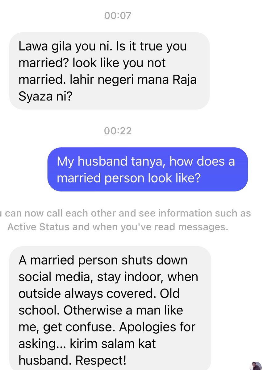 syaazaazainal's tweet photo. Kacau isteri orang lepas tu ada hati nak bagi lecture 🤣 some malay men i tell you https://t.co/DCF2QVkTPQ