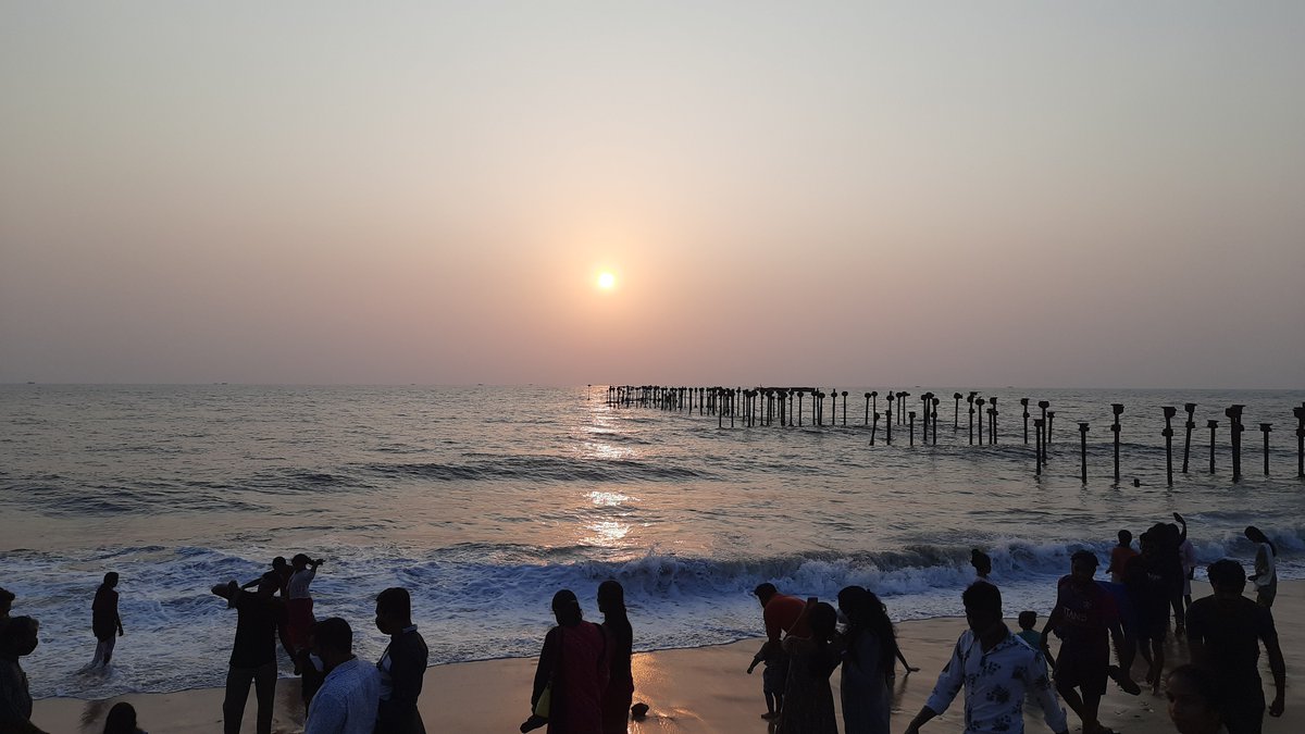 #sunset at #alapuza #Beach #Kerala