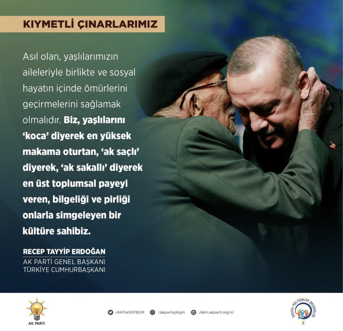 OktemElife's tweet photo. Degerli buyüklerimiz kıymetli çınarlarımız yaşlılarımıza sahip çıkmak gelicegimize sahip cıkmaktır.
#KıymetliÇınarlarımız'a sağlıklı huzurlu mutlu ömürler diliyorum. Saygı ve hürmetle ellerinizden öpüyorum.🌹

@GucluTRofficial https://t.co/AsK57SH3nz