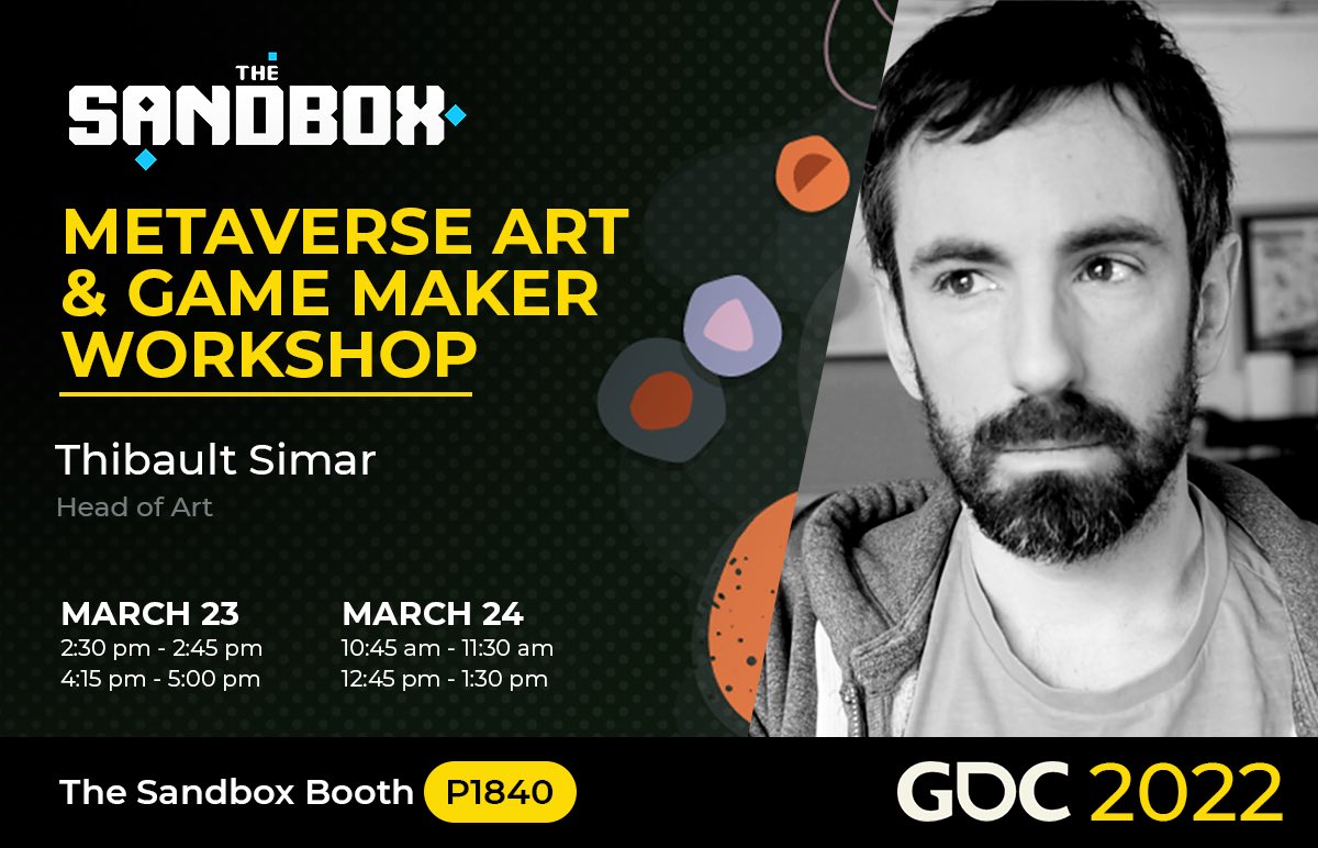 thibaultsimar's tweet photo. Let’s meet at the #GDC this week 😃 https://t.co/oqZxp3HhVY