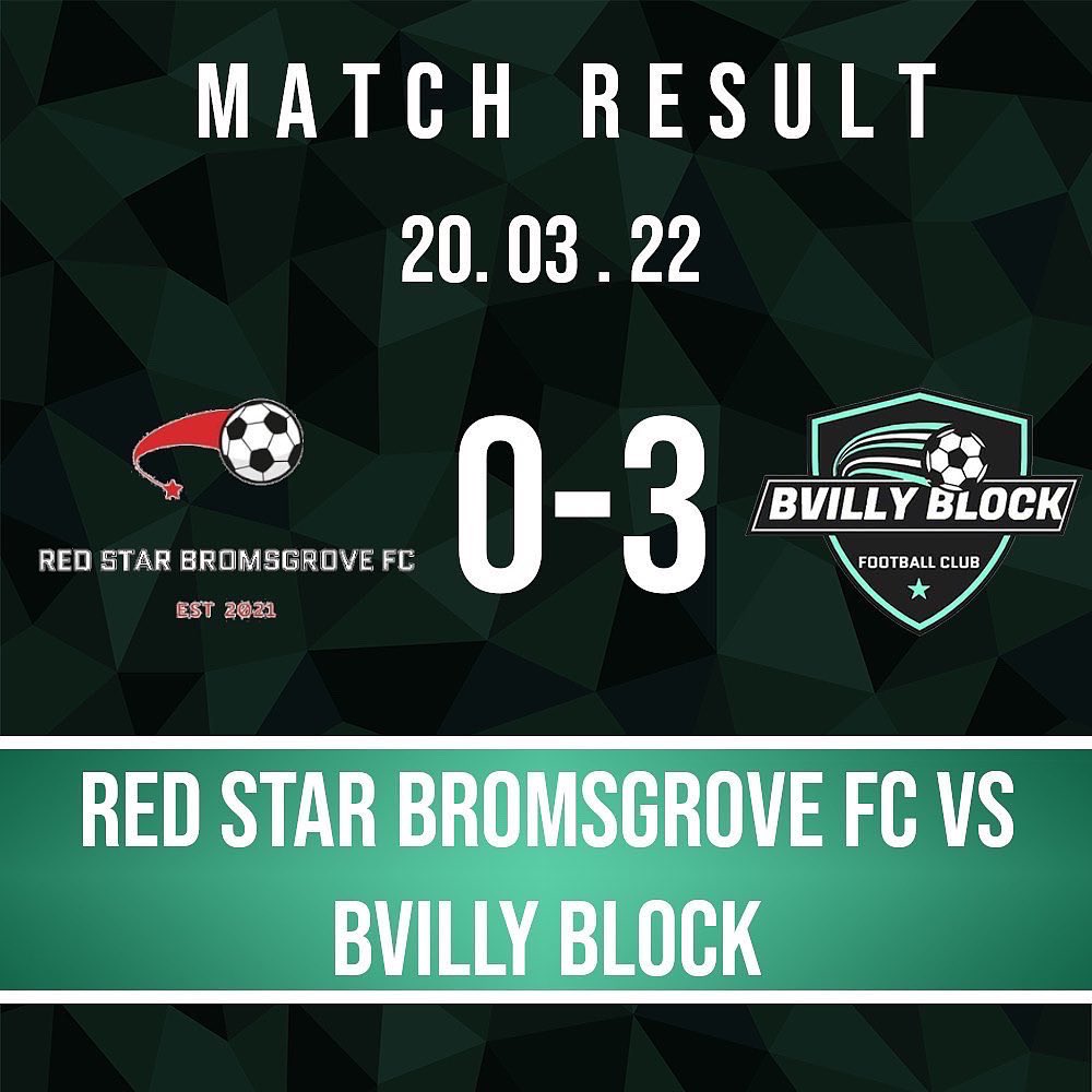 bvillyblockfc's tweet photo. RESULT | RED STAR BROMSGROVE 0-3 BVILLY BLOCK
Routine victory for the Block today with a 3-0 victory in the league. The result keeps our 12 game unbeaten start to the league going!
Goalscorers ⚽️
Lewis Wilde
Jacob Bignell
Shi Mahmood
MOTM - Jacob Bignell
.
.
#uptheblock https://t.co/Auk17LMkwq