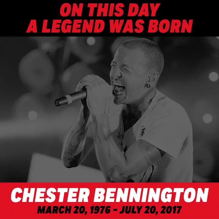 Happy Birthday to the late great musician Chester Bennington. 
