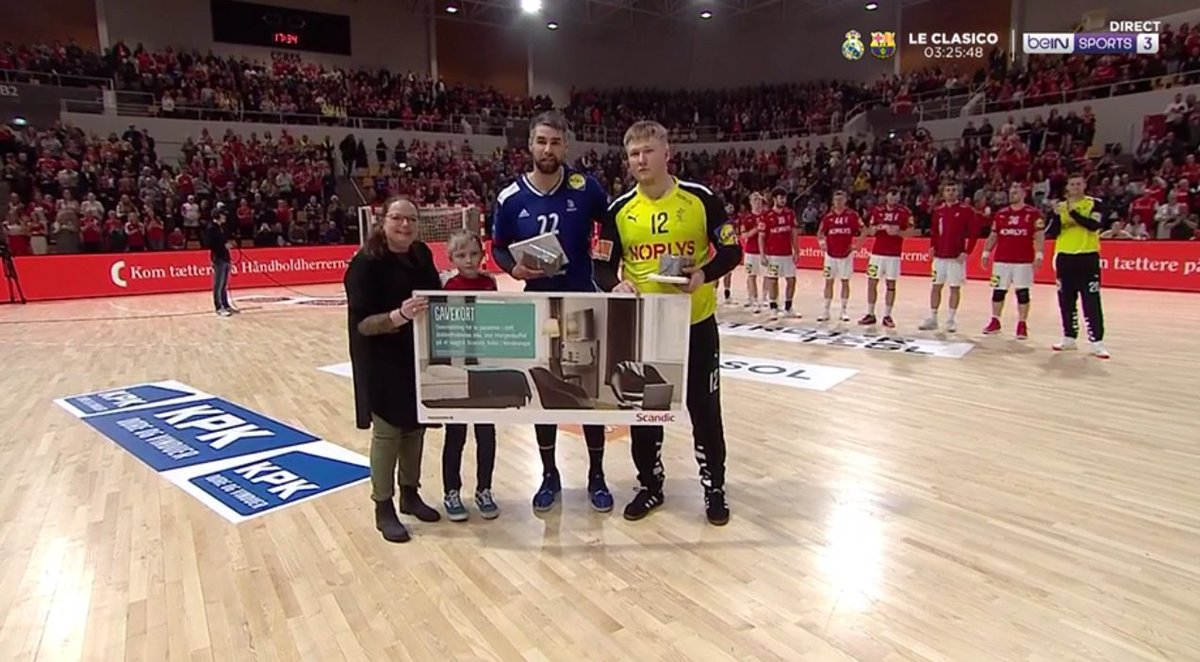 Félicitations à <a href="/LKARABATIC_Off/">Luka KARABATIC-Off</a> et Emil Nielsen, élus MVP de ce match ! 
#FRADAN