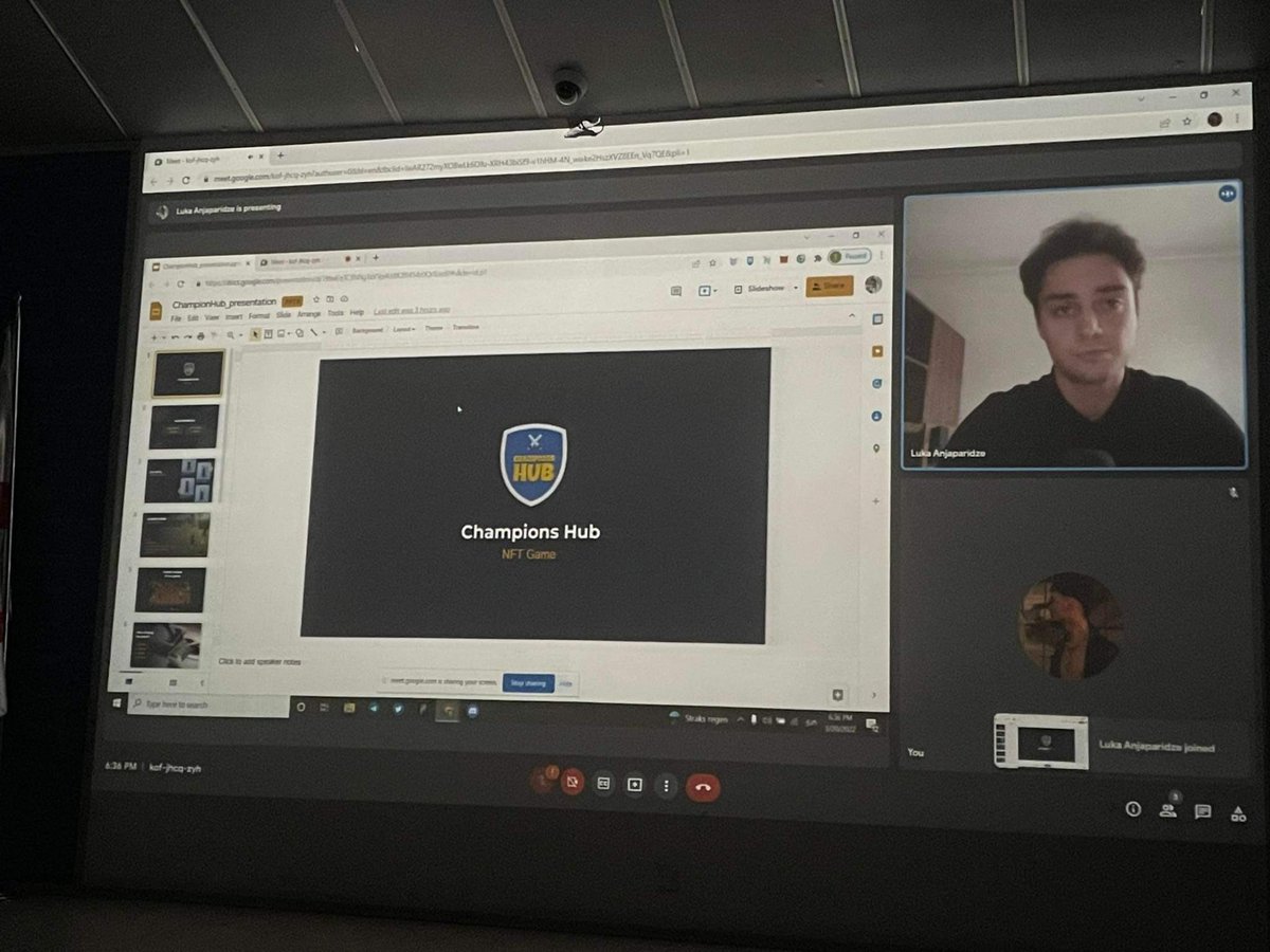 ⚔️ Our Presentation at the NFT conference! 

#CNFTs #CardanoCommunity #CNFTCommunity #CardanoADA #ChampionsHub