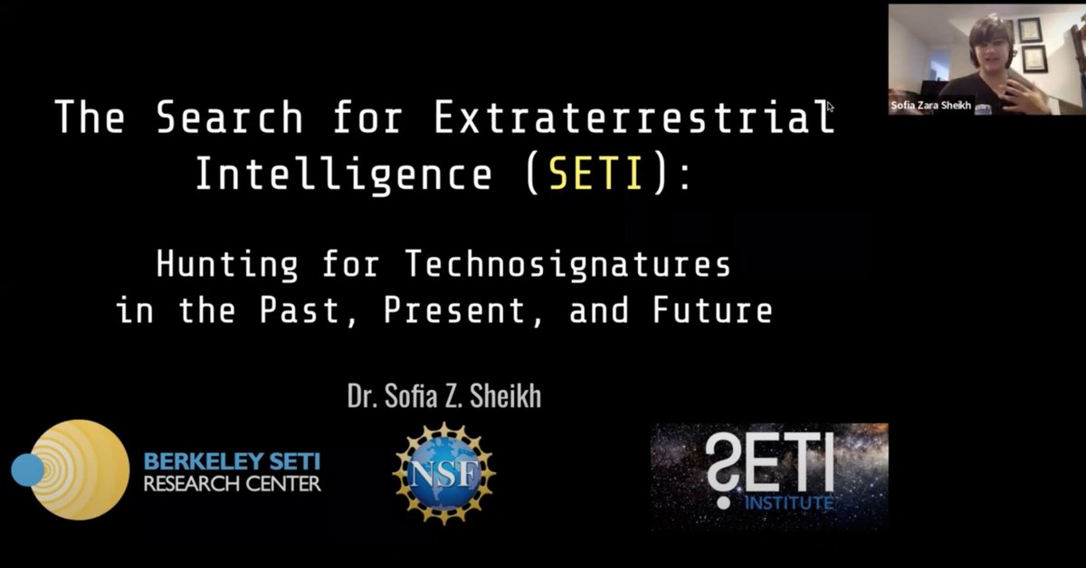 EUI_DigiCluster's tweet photo. 1/20 How do scientists search for extraterrestrial intelligence? 👽
A thread on our #FrontierTalk on The Search for Extraterrestrial Intelligence (#SETI) Hunting for Technosignatures in the Past, Present and Future by Dr. @SETI_Sheikh 🧵👇 https://t.co/tubYT2u0zK