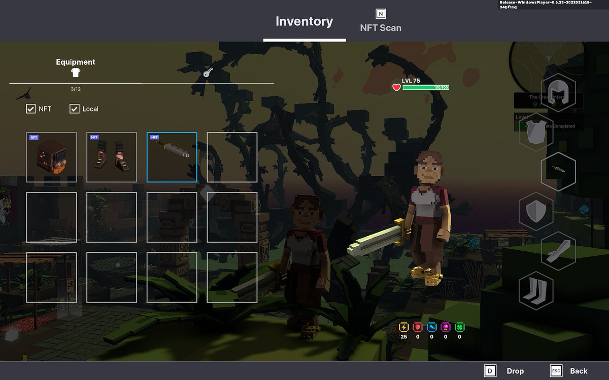 TracyCouncil4's tweet photo. @TheSandboxGame I just participated in the daily #SandboxAlphaS2Contest for a chance to earn up to 1,000 $SAND! Starting March 19 - Gather the equipment. Check out my screenshot below!
👇 #SandboxAlphaS2 https://t.co/y3TS4P52P4