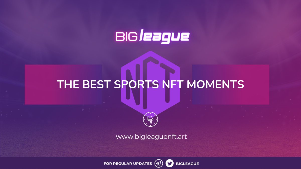 The #NFTs available on market would be displaying your favourite sports stars. You may even depict some of the most famous &amp; critical action moments in history📜 of sports.

Visit $BGLG market to explore &amp; swap them
👉 BigleagueNFT.art

#bglg #nft #nfts #NFTGame #bigleague