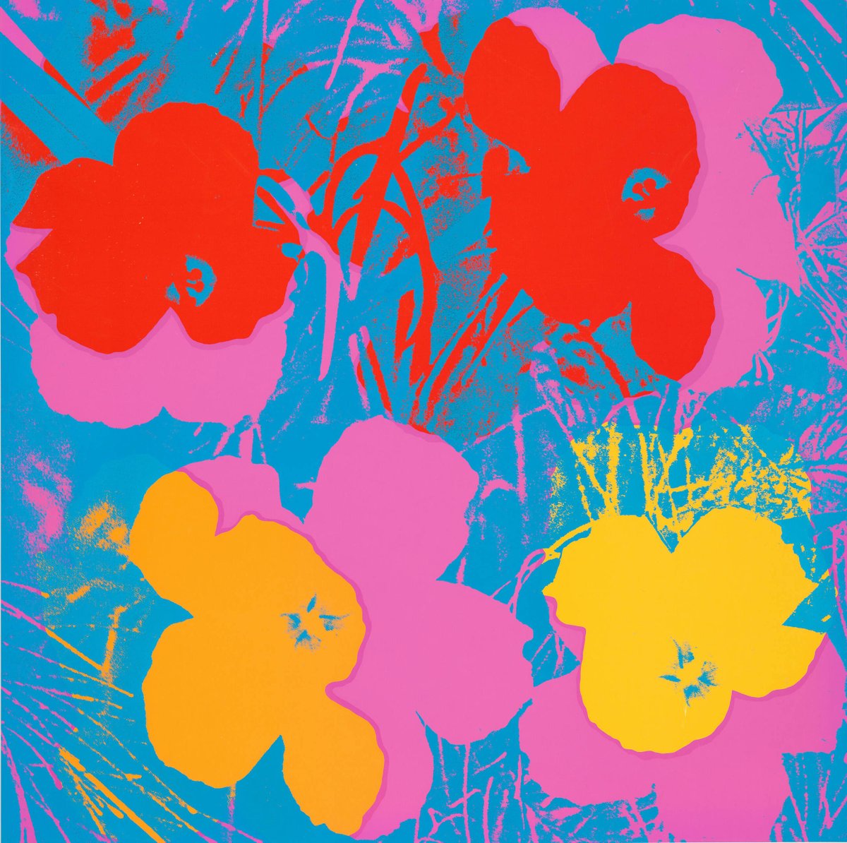 whitneymuseum's tweet photo. What better way to usher in the #spring season than with #AndyWarhol's flower silkscreens from 1970? https://t.co/JR23vmhhWK