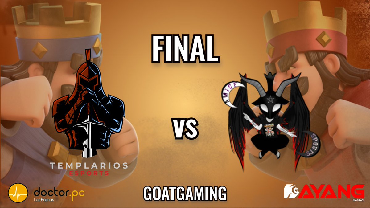 FTVCanarias (@ftvcanarias) on Twitter photo ¡LLEGA LA FINAL EN LA GOATGAMING!
<a href="/TemplariosEGS/">Templarios Esports</a> vs <a href="/AS_AMICE/">『✙A͙M͙I͙C͙E͙↭S͙P͙O͙R͙T͙S͙✙』</a>
¿Quién se llevara la corona? déjalo en los comentarios 👀👇
#GoGoat #Torneo #CR #eSports #final ¡LLEGA LA FINAL EN LA GOATGAMING!
<a href="/TemplariosEGS/">Templarios Esports</a> vs <a href="/AS_AMICE/">『✙A͙M͙I͙C͙E͙↭S͙P͙O͙R͙T͙S͙✙』</a>
¿Quién se llevara la corona? déjalo en los comentarios 👀👇
#GoGoat #Torneo #CR #eSports #final