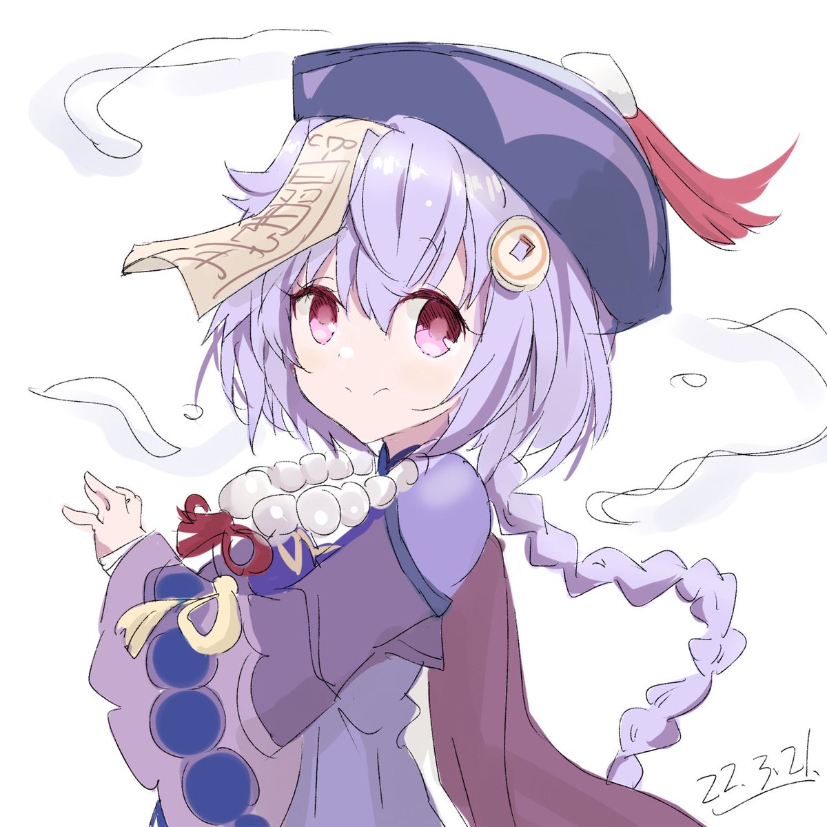七七|ナナ(原神) 「七七ちゃんを描く( i _ i )
#原神 」|COREのイラスト