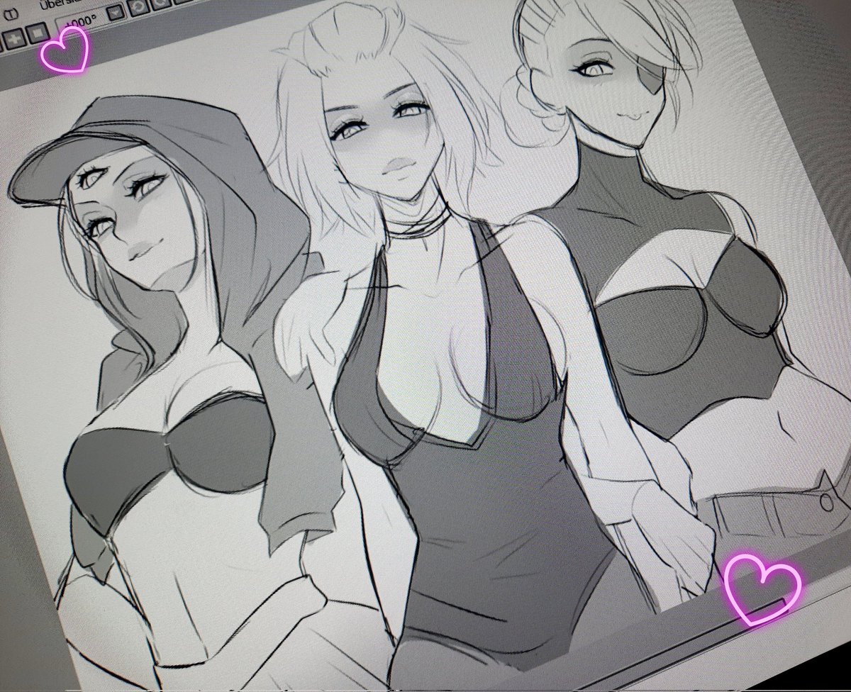 W...what if Destiny had a girlband like K/DA... 😳 #wip